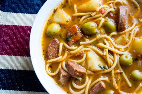 Looking For A Vibrant Bold Unique Soup Recipe If So This Easy Homemade Puerto Rican Salami