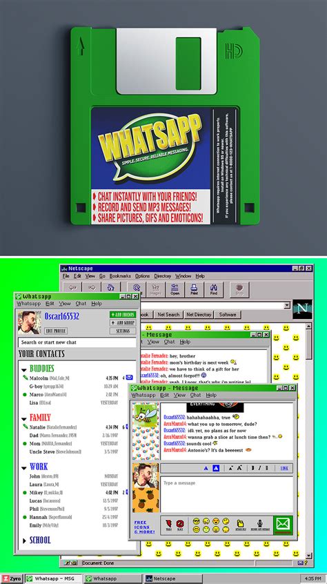 designers show what popular websites would look like if they were made in the 90s 8 pics