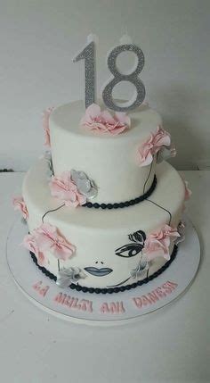 What are some great ways to celebrate your 18th birthday? Simple but very elegant! 18th birthday cake | Awesome Cakes in 2019 | 18th birthday cake ...