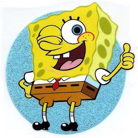 Spongebob Squarepant Winking With Thumbs Up Heat Iron On