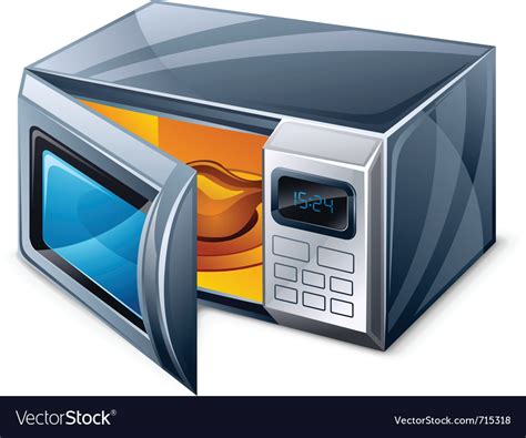 Microwave Oven Royalty Free Vector Image VectorStock