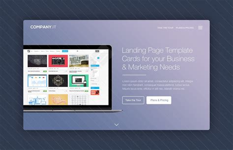 Landing Page Header Cards | Landing page, Landing page design, Page template