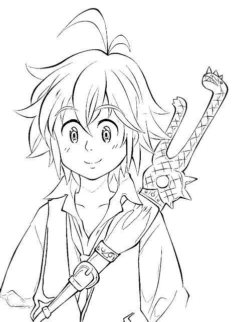 As a good deal of the overall plot involves him, he is the primary main male protagonist of the series. Meliodas Seven Deadly Sins Coloriage / Recueil D Image ...