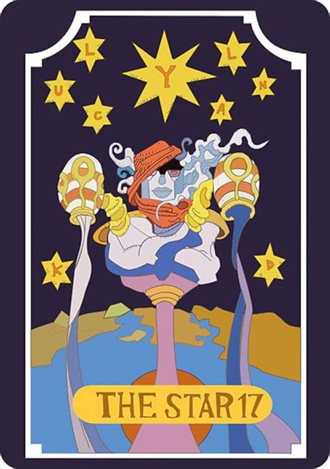 Jojo Bizarre Adventure Tarot Card