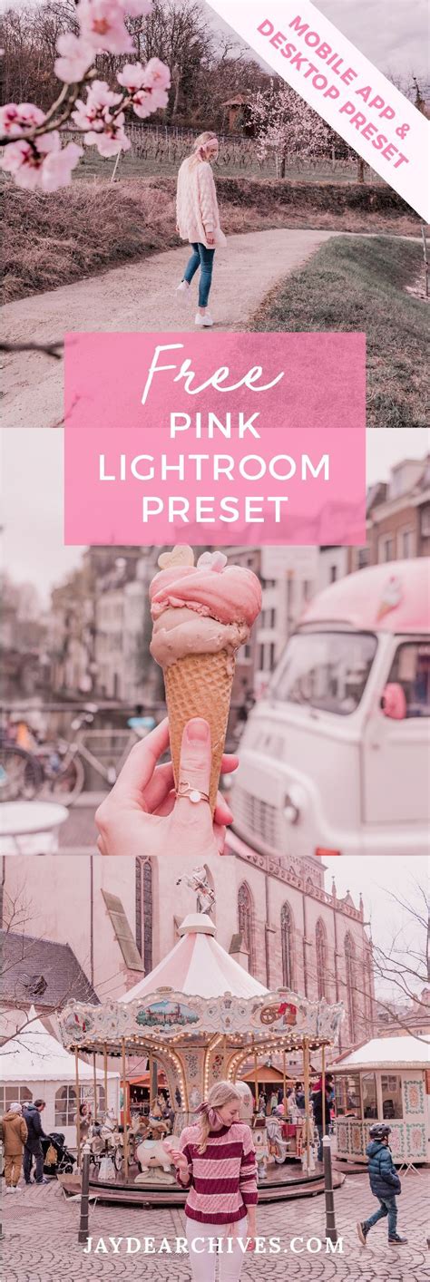 One click download free lightroom mobile presets for your phone. Free Lightroom Preset - Pink, Rose, Rosa. Free Lightroom ...