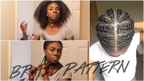 Simple Braid Pattern And Routine For Middle Part Closurewig Courtney