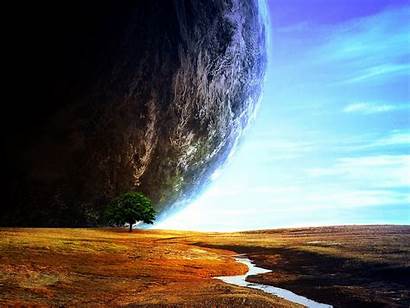 Sci Fi Space Planets Nature Landscapes Sky