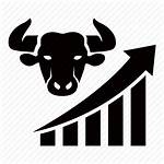 Bull Market Icon Icons Strong Growth Economics