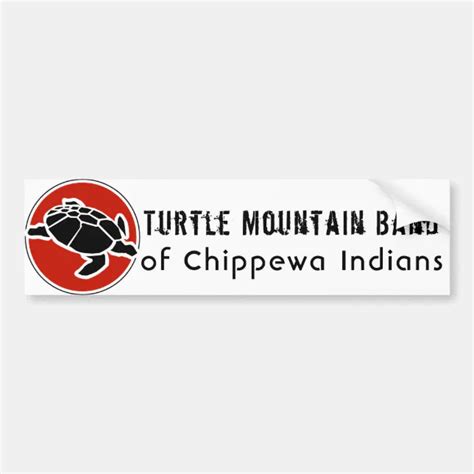 Turtle Mountain Band Of Chippewa Indians Bumper Sticker Zazzle