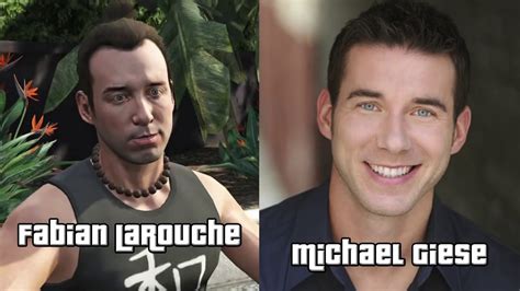 Grand Theft Auto V Characters And Voice Actors Youtube