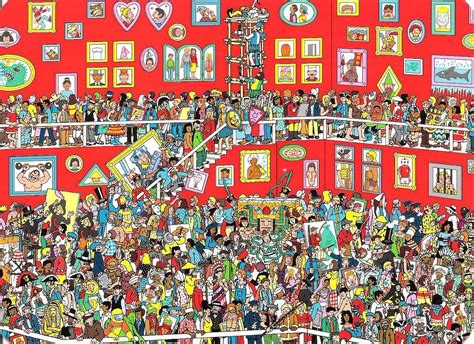 The Grat Picture Exhibition Wheres Wally Ou Est Charlie Cabbage