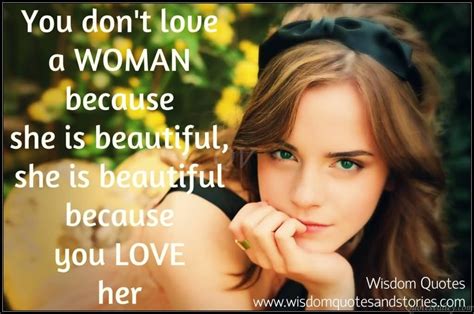 Because She Is Beautiful Quotes Quotesgram