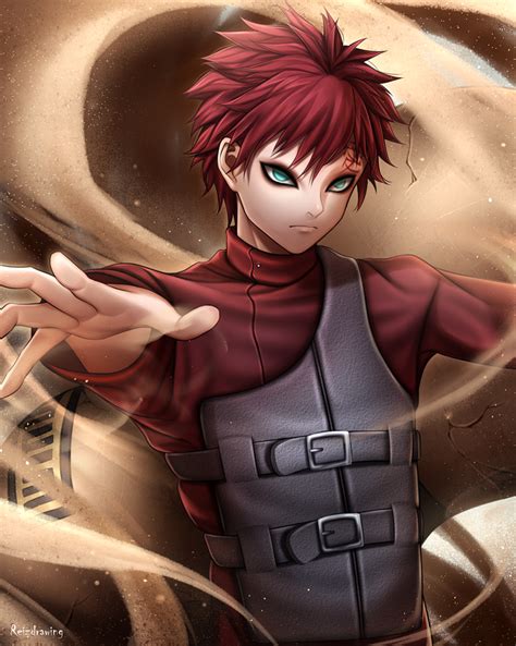 Gaara By Reizdrawing On Deviantart