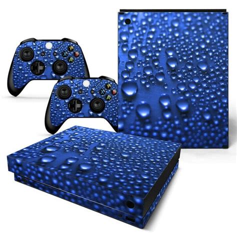 Xbox One X Console Rain Drops Skin On Mercari Xbox One Console