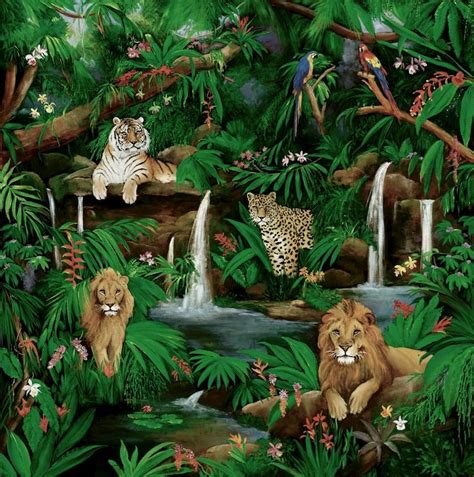 Jungle Artwork By Betty Lou Barry