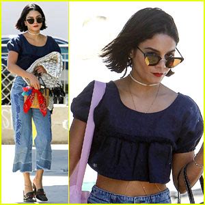 Vanessa Hudgens Flaunts Her Toned Tummy While Shopping Vanessa Hudgens Just Jared