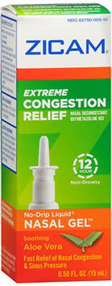 Zicam Intense Sinus Relief Nasal Spray 5 Oz The Online Drugstore