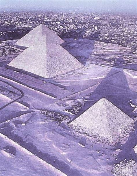 Snow Fell On The Pyramids For The First Time In 112 Years I Want To