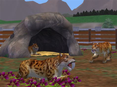 Saber Toothed Cat The Zoo Tycoon Wiki Zoo Tycoon Zoo Tycoon 2