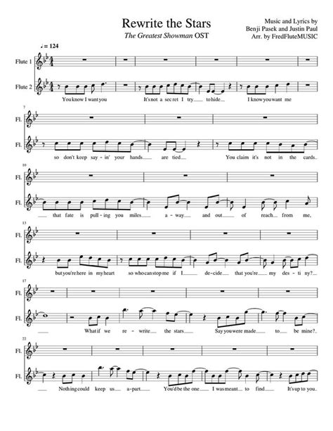 Rewrite The Stars Violin Sheet Music