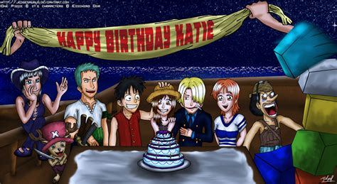 One Piece Birthday Card By Jedgesaurus On Deviantart