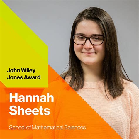 college of science at rit on twitter hannah sheets applied stats was chosen as this year s