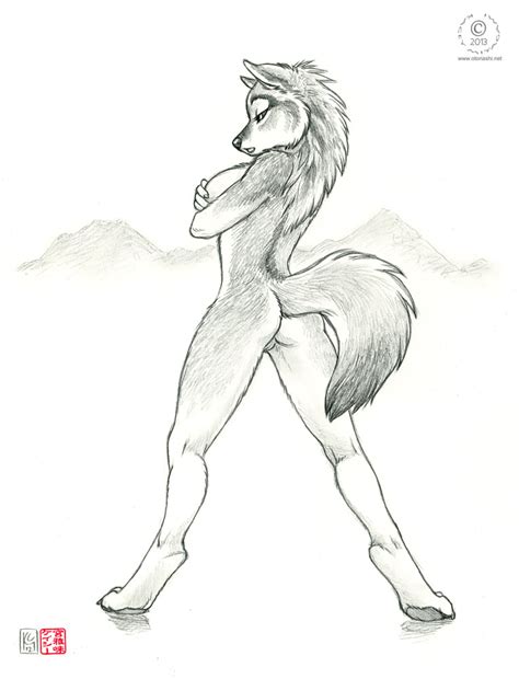 Rule 34 2013 Anthro Canine Female Fur Furry Kacey Looking At Viewer