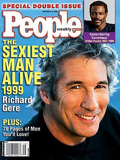 Richard Gere 1999 From Lhomme Le Plus Sexy Du Monde Selon People Au