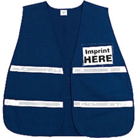 Incident Command Safety Vests Blue With Silver Stripes And Clear