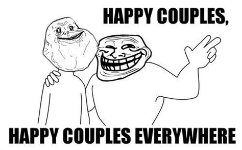 Forever Alone And Troll Face