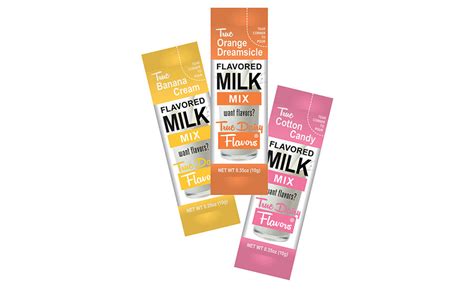 True Dairy Flavors Introduces Flavored Powder Mixes For Milk In Packets