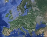 Europe : Google Earth and Google Maps | Map of Europe | Europe Map