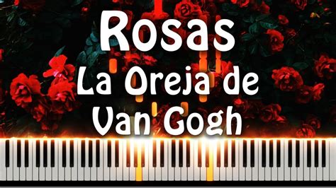 La Oreja De Van Gogh Rosas Piano Youtube
