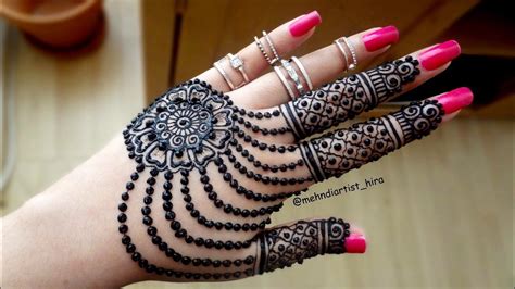 Diwali Special Famouseasy And Beautiful Jewellery Henna Mehndi Design