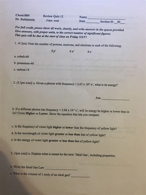 Solved: Note The Number Of Protons, Neutrons, And Electron ...