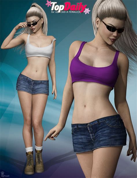 Top Daily Outfit Set For Genesis 8 Females Daz 3d