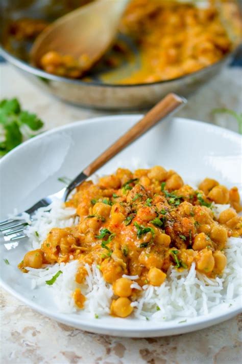 Easy Chickpea Curry With Basmati Rice Recipe
