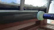 skylight panel leak solution---採光罩漏水diy處理 2 - YouTube