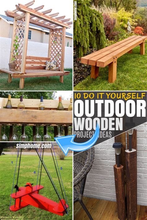 10 Diy Outdoor Wooden Project Ideas Simphome