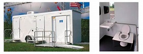 3 Stall ADA Compliant Mobile Restroom - New England Restrooms