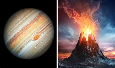 Jupiter Shock Volcano On Jupiters Moon Io Is About To