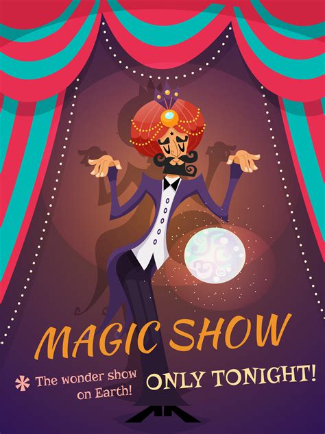 Magic Show Poster 428243 Vector Art At Vecteezy