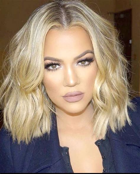 Khloe Kardashian Layered Bob Custom Celebrity Lace Wig Cortes De