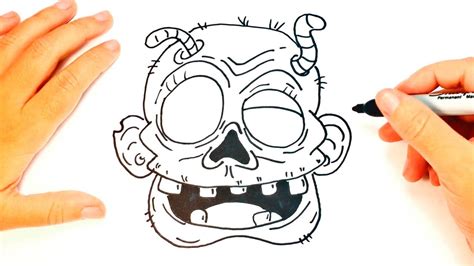 How To Draw A Zombie Zombie Easy Draw Tutorial