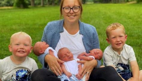 Couple In Shock After Give Birth Identical Triplets Defying Odds Of Up