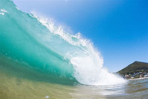 Hd Wallpaper Waves Crashing On The Beach Nature Coast Holidays