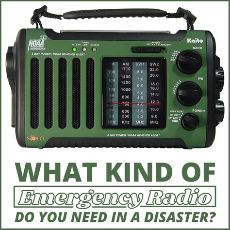 What Kind Of Emergency Radio Do You Need In A Disaster Turbofuture