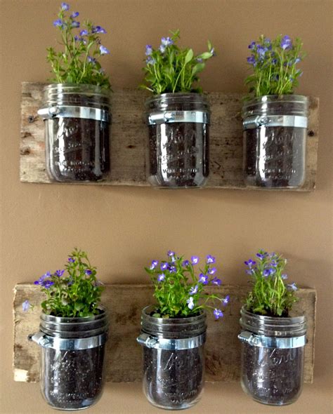 Easy Diy Indoor Garden Mason Jar Planter For Under Five Bucks Put It