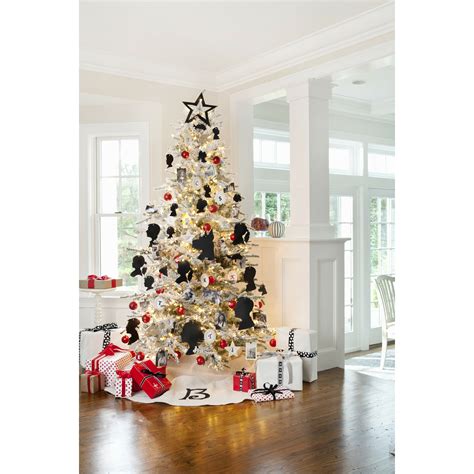 The Holiday Aisle 75 White Artificial Christmas Tree With 750 Clear