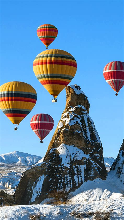 Hot Air Ballooning In Cappadocia Nevsehir Central Anatolia Turkey